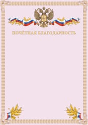 Почетная благодарность №5