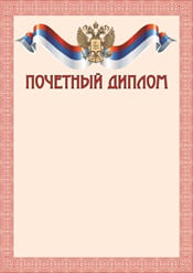 Почетный диплом №2