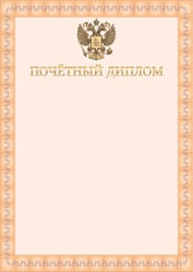 Почетный диплом №9